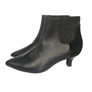 Clarks Kepley Erin Womens Dress Boots Size 9 Black Leather